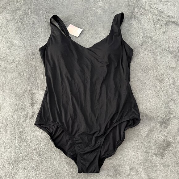 NWT Andie Black One Piece Swimsuit Women's XXL - Picture 1 of 6